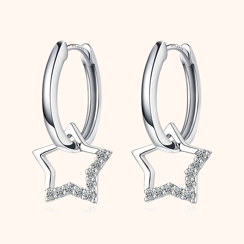 Star Charm Earrings - Noëmi Collection