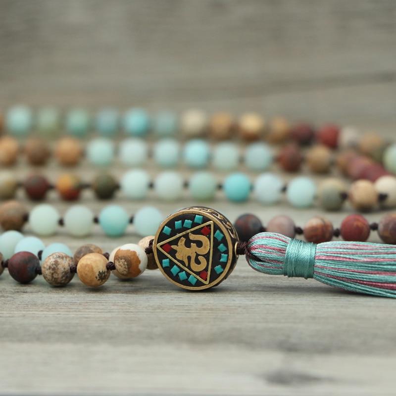 Anaya Mala Beaded Necklace - Spiritual Accessory