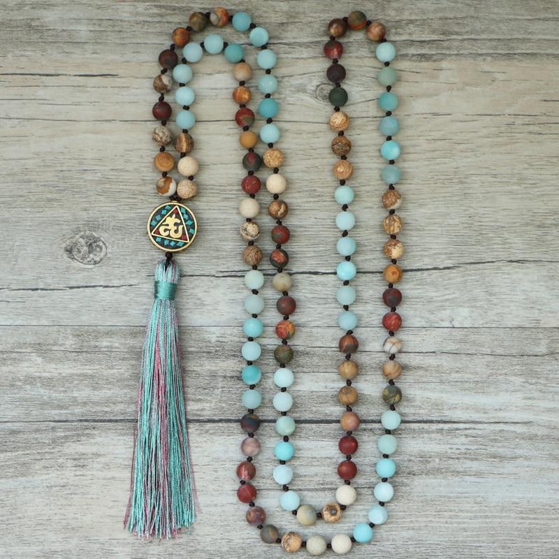 Anaya Mala Beaded Necklace - Spiritual Accessory
