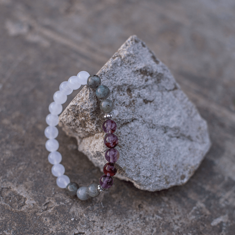 Seraphine Mala – Labradorite, Jade & Amethyst Gemstones