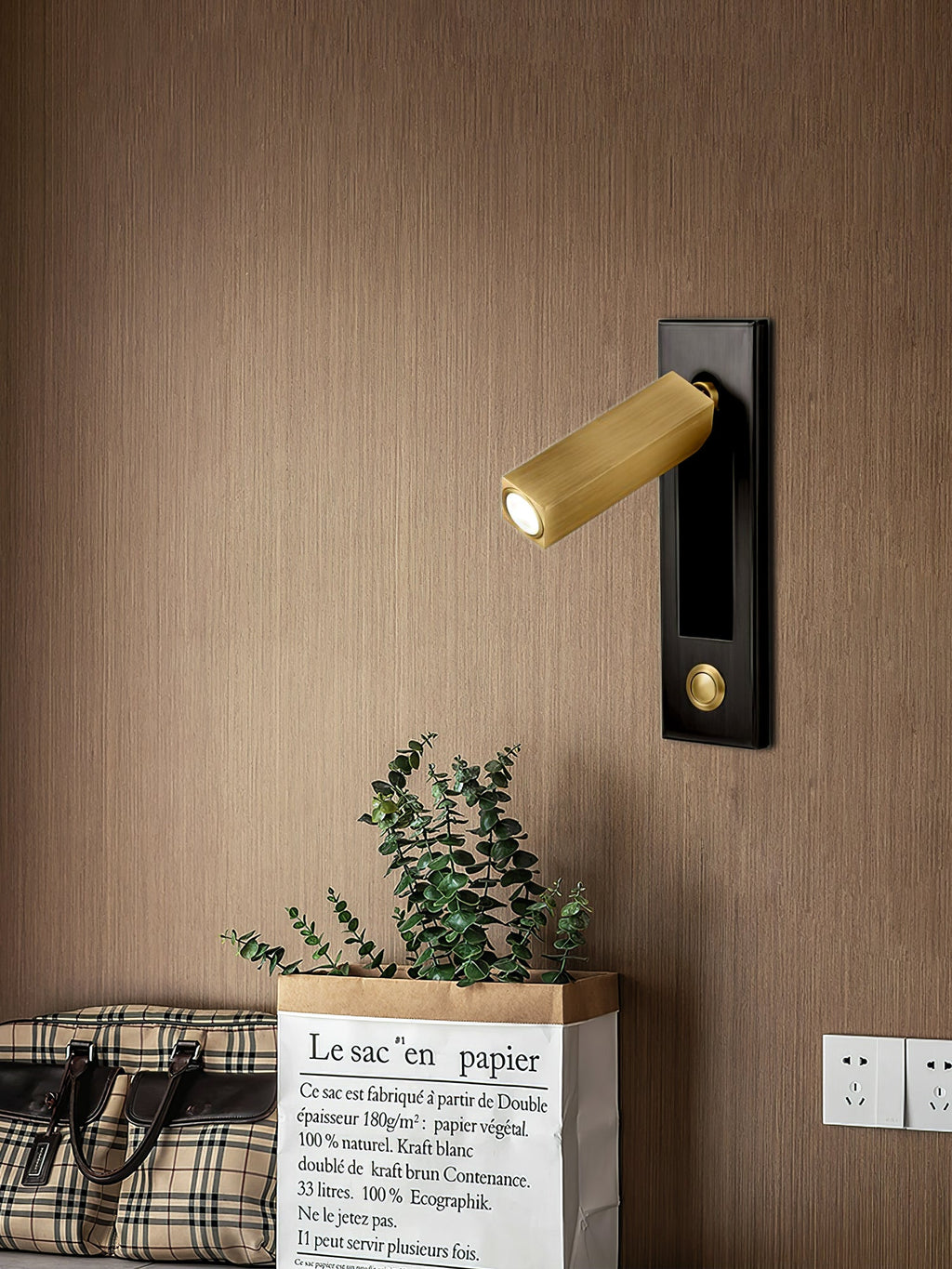Embedded Light – Minimalist Bedside Wall Lamp LED