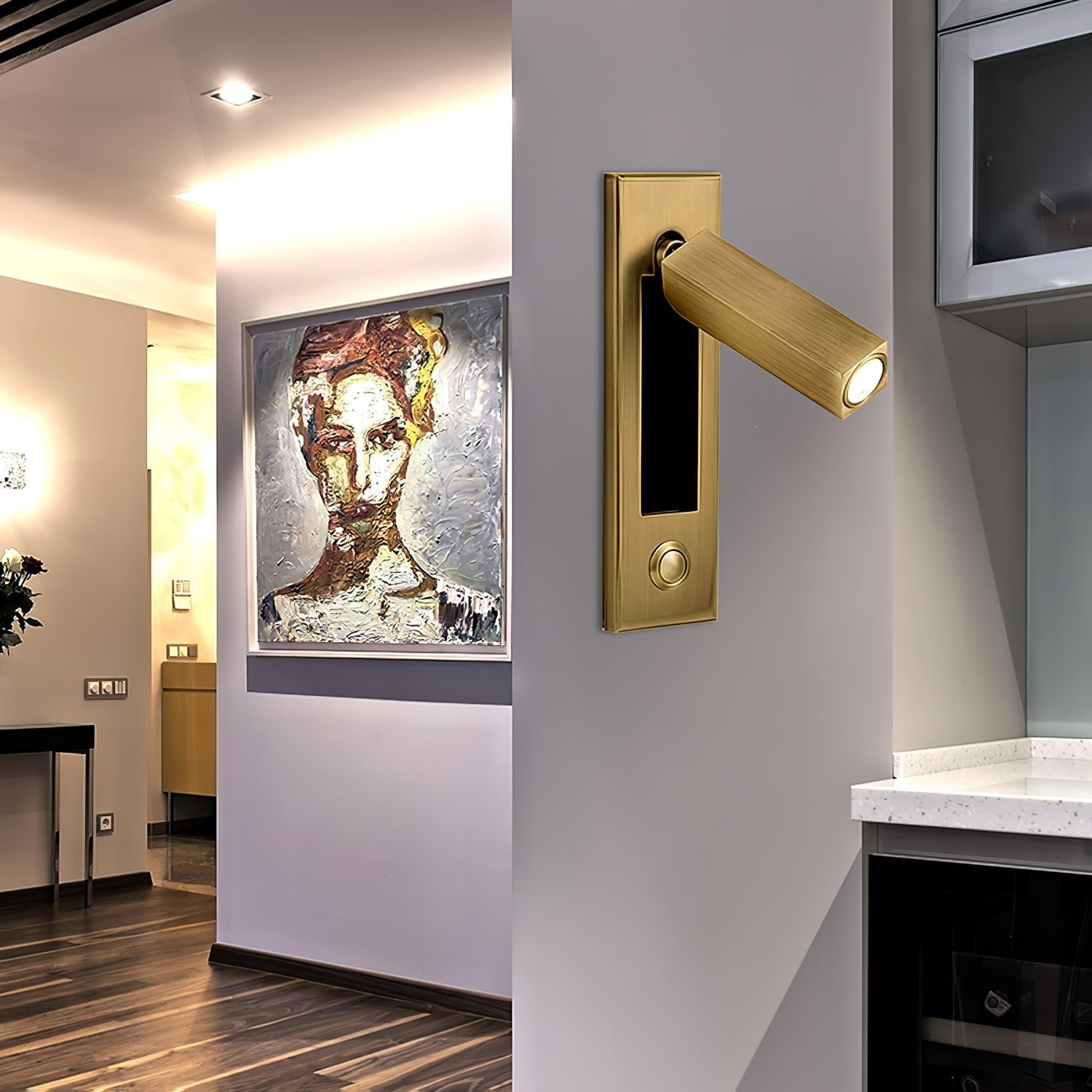Embedded Light – Minimalist Bedside Wall Lamp LED