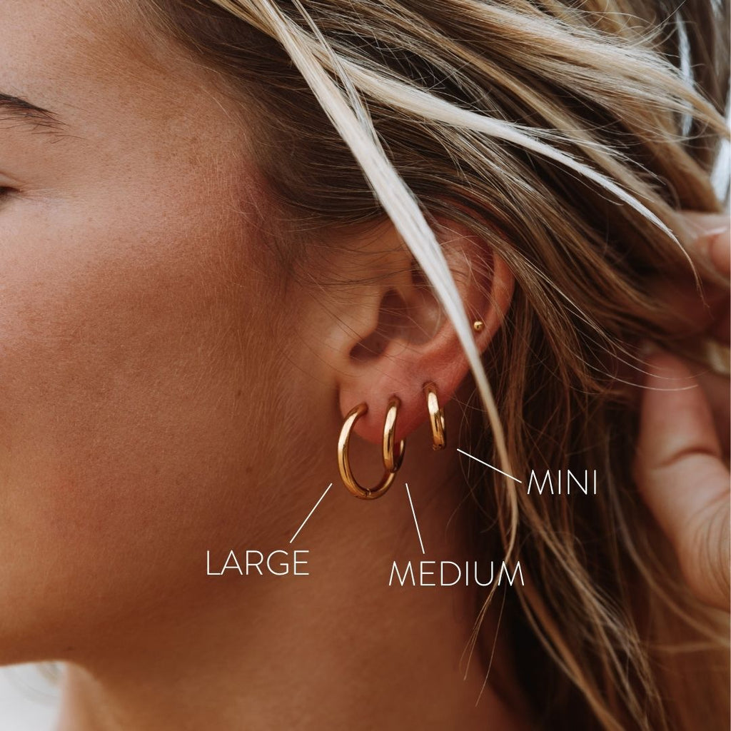 Celeste Hoop Earrings - Timelessly Elegant Earrings