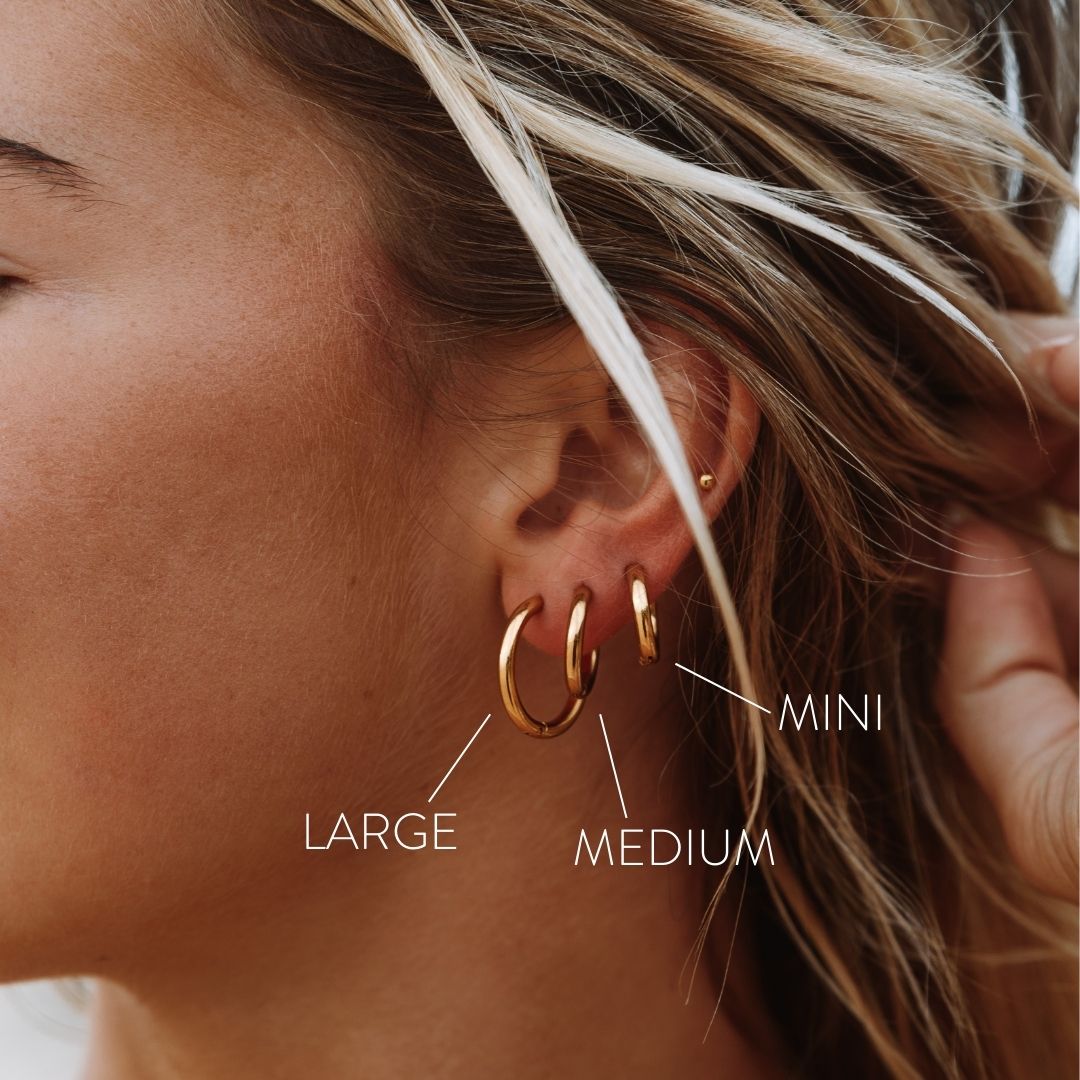 Celeste Hoop Earrings - Timelessly Elegant Earrings