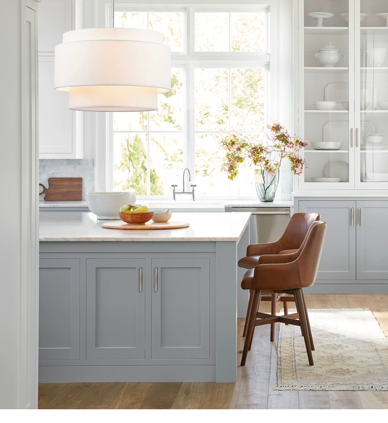 EleganceLuxe Light – Beige Linen Bauhaus Pendant Lamp