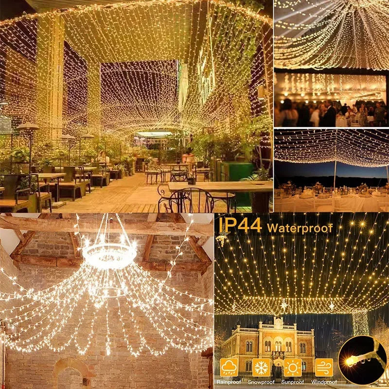 FestiveGlow Outdoor Lighting - Magical LED Outdoor Lighting for Parties