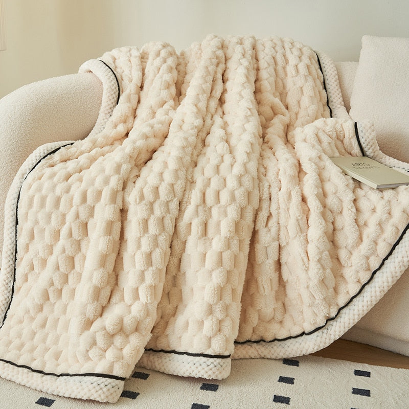 Ultra-Soft Luxury Velour Blanket - Indulge Yourself with Our Luxury Velour Blanket