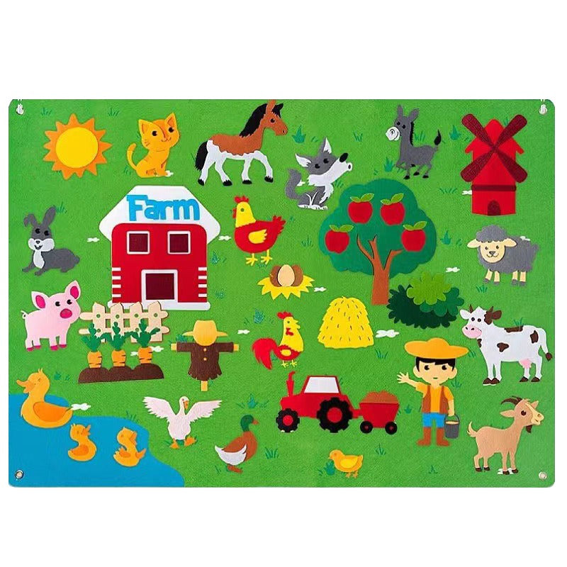 FeltPlay – Creative Toddler Felt Board for Playtime Fun