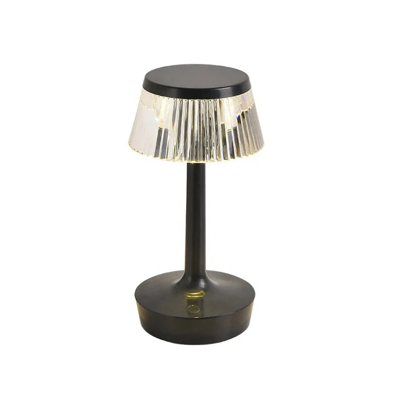 Crystal Pendant - Rechargeable Cordless Table Lamp