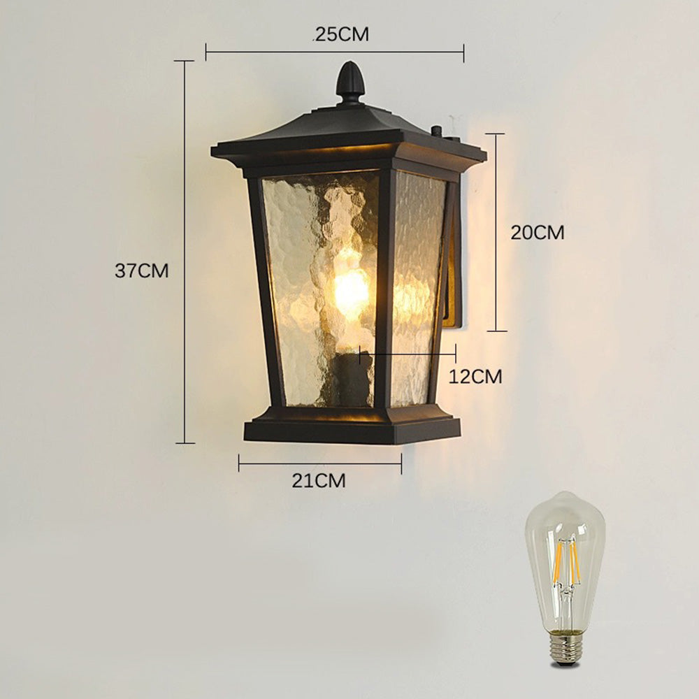 RusticGlow - Country Style Weatherproof Outdoor Wall Lamp