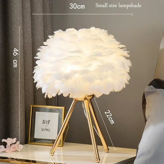 Luxury Goose Down Lamp – Natural Elegant Lighting