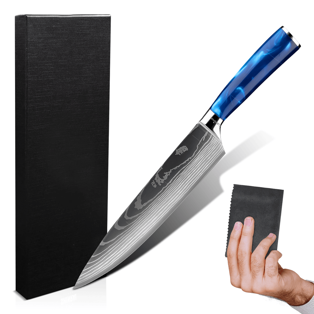 SapphireCook - Luxury Japanese Damascus Chef's Knife 23 cm