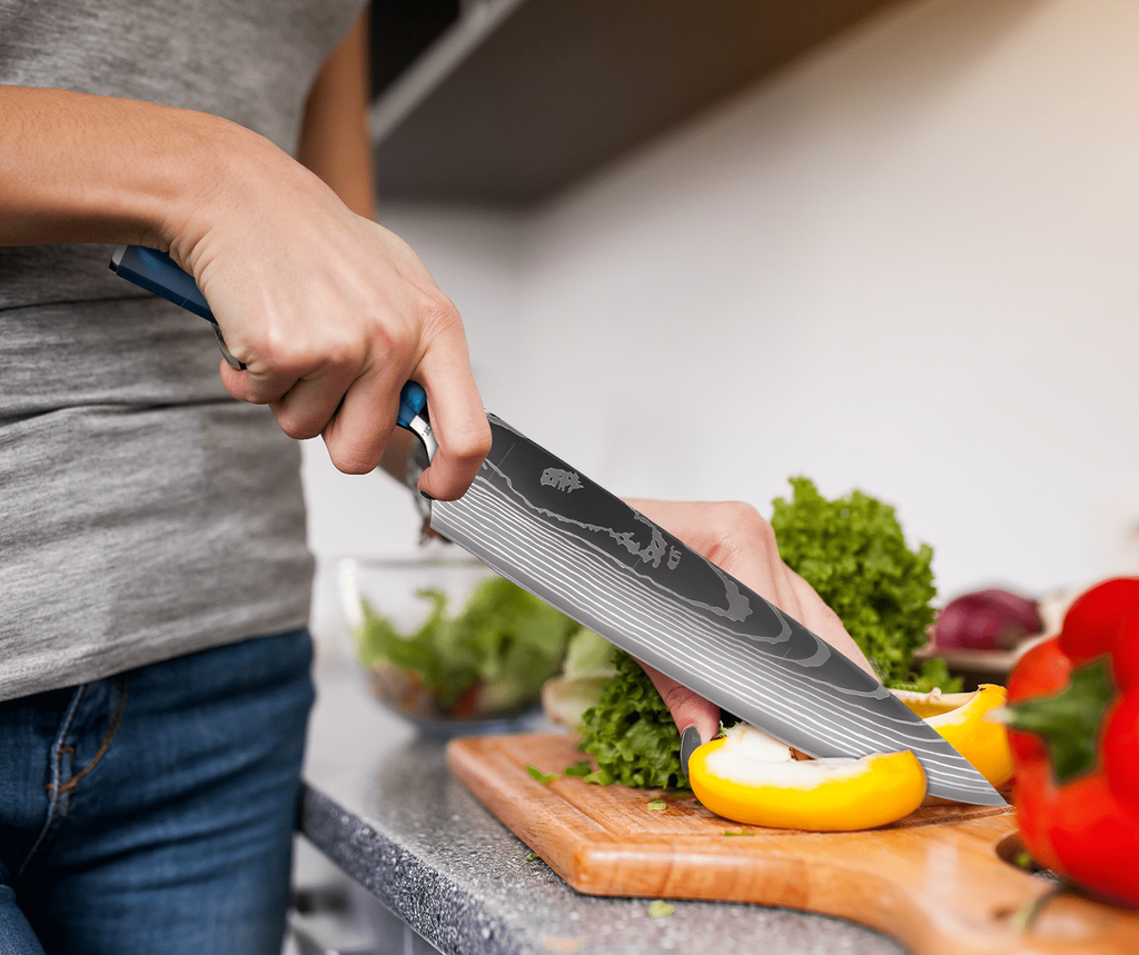 SapphireCook - Luxury Japanese Damascus Chef's Knife 23 cm