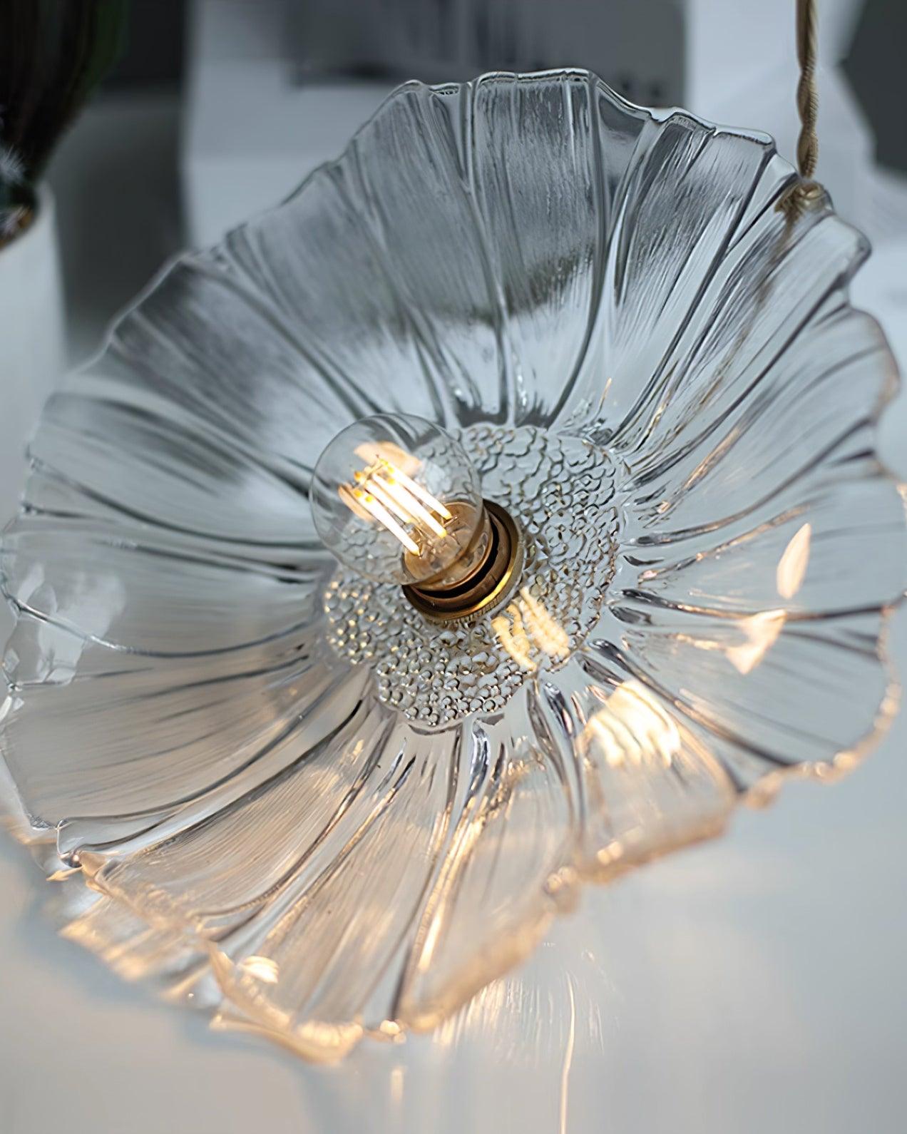 NostalgieLicht - Retro Glass Pendant Lamp with Copper Accents