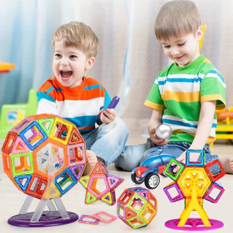 Magnetic Toy Building Set - Play for educational development