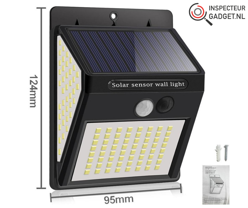 Solar LED Motion Light ™ (incl. Motion Sensor) - Illuminate your garden without wiring!