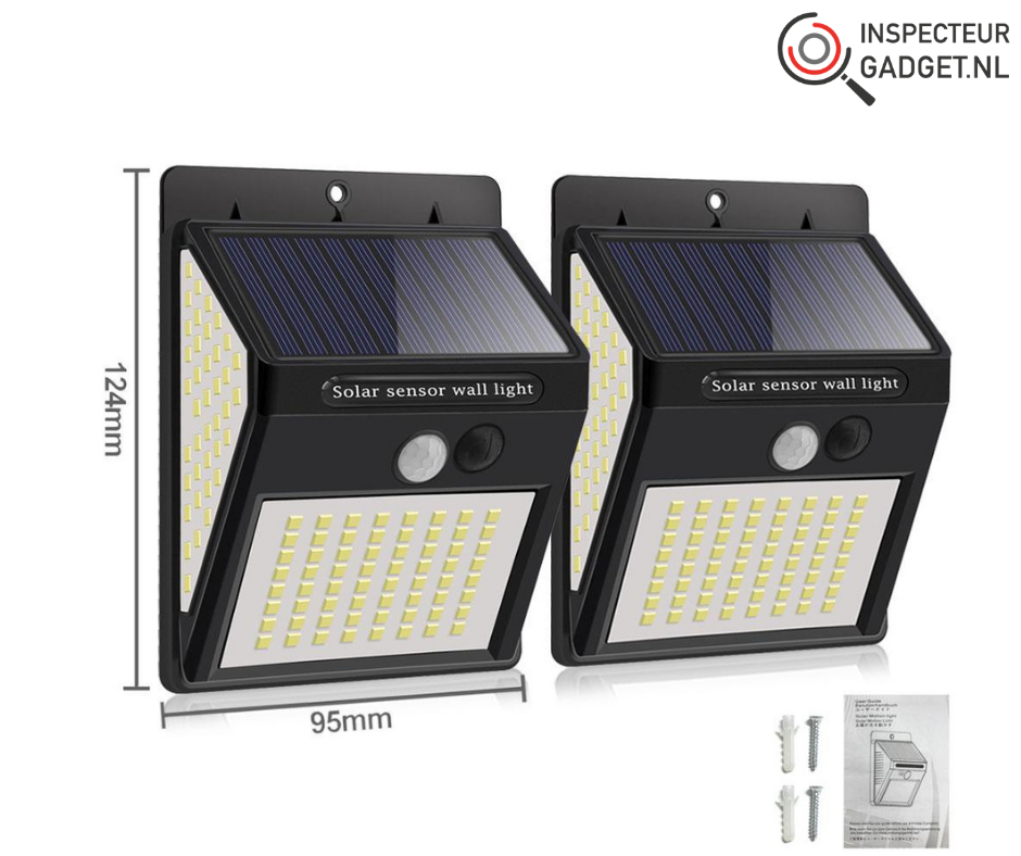Solar LED Motion Light ™ (incl. Motion Sensor) - Illuminate your garden without wiring!