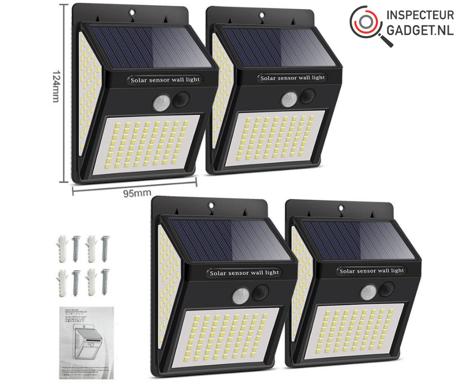 Solar LED Motion Light ™ (incl. Motion Sensor) - Illuminate your garden without wiring!