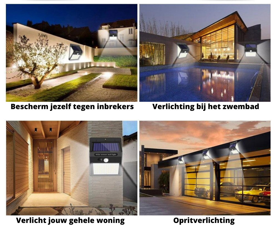 Solar LED Motion Light ™ (incl. Motion Sensor) - Illuminate your garden without wiring!