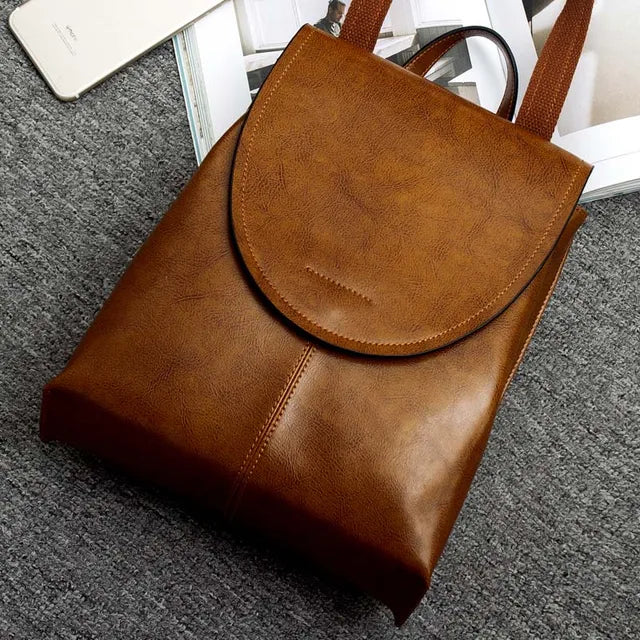 UrbanChic Backpack - Trendy Leather Bag for Women