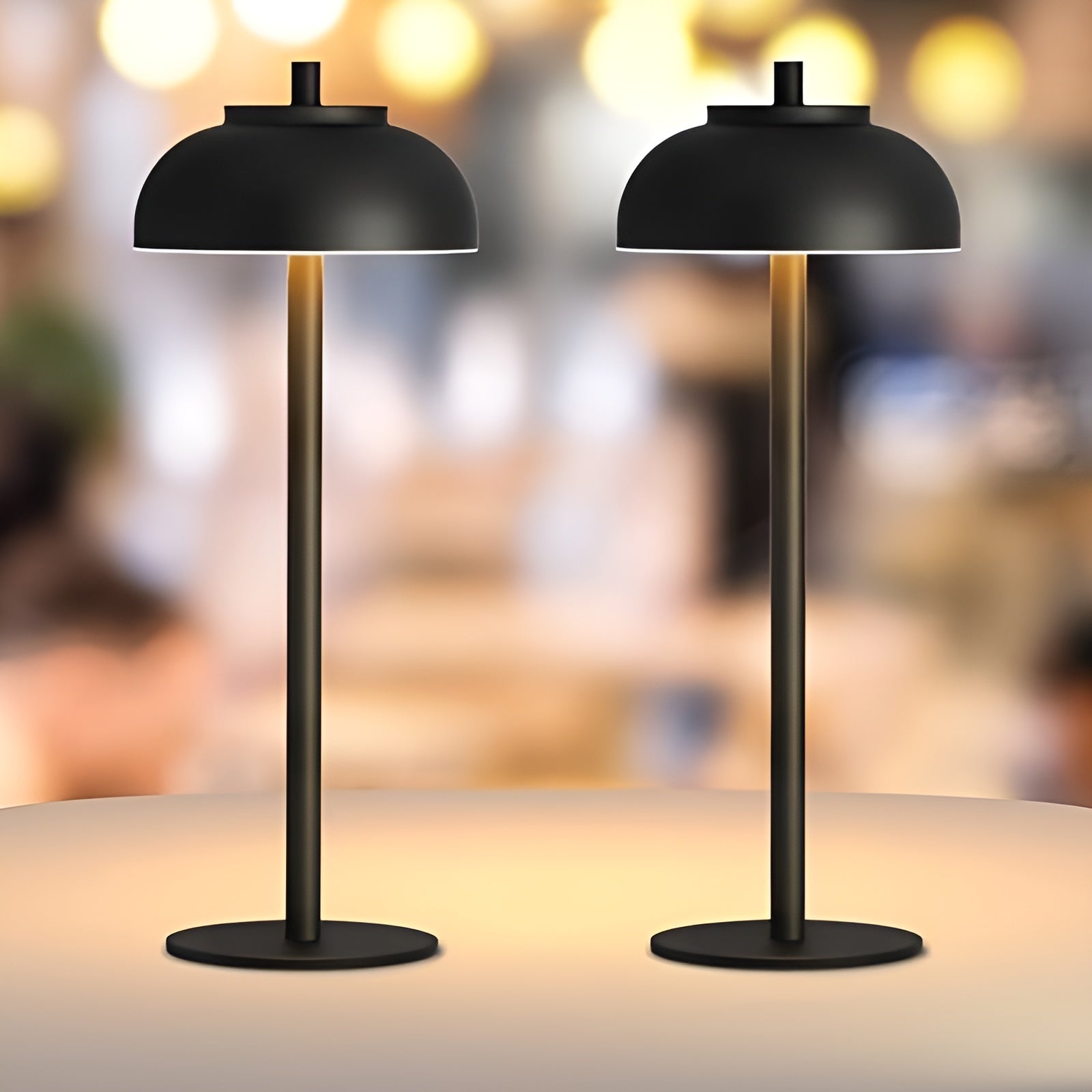 Stylish Rechargeable Table Lamp with Dimmable LED - Three Light Modes and USB