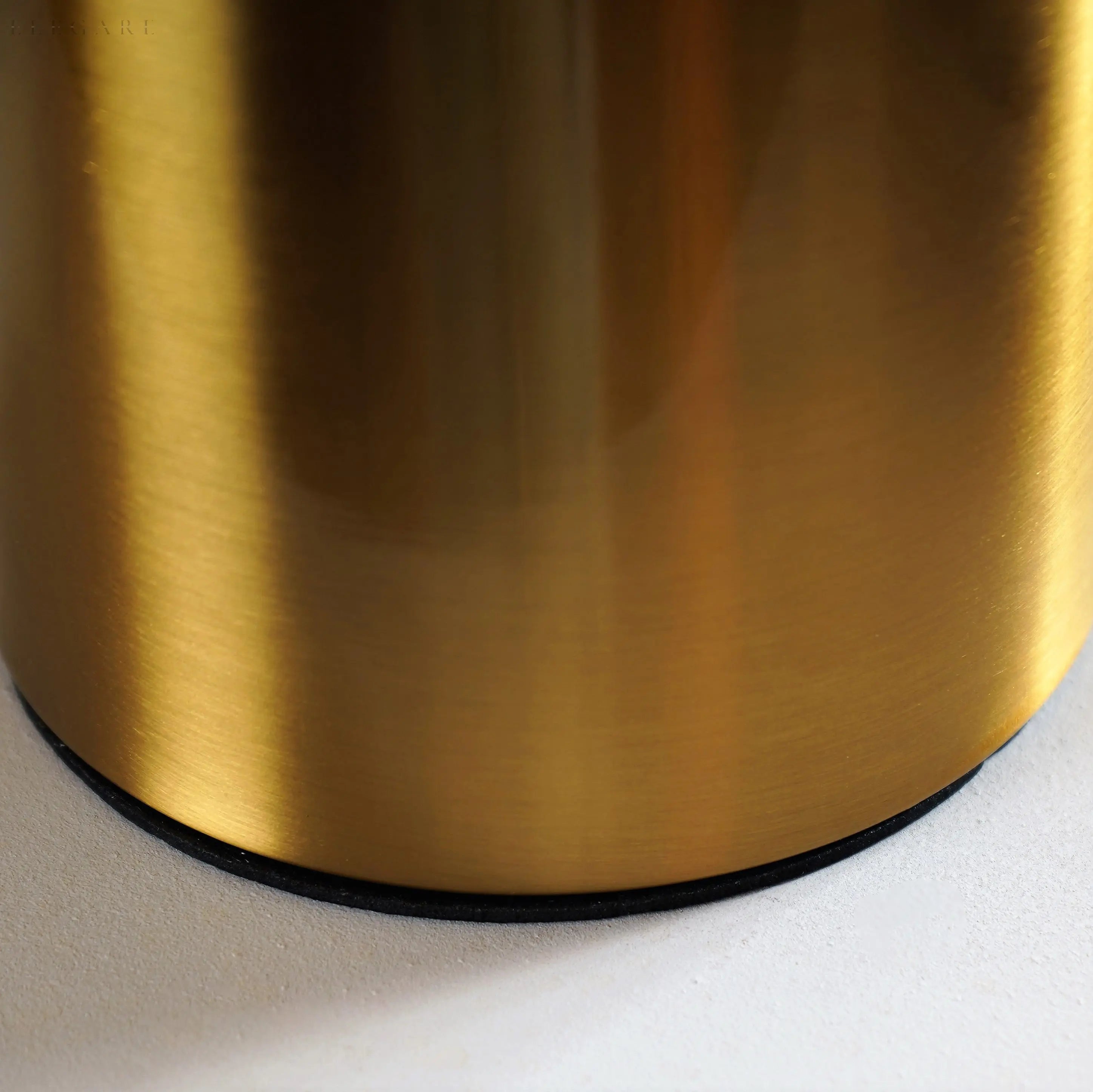 Elegant Gold Table Lamp with LED, Scandinavian Design for an Atmospheric Interior
