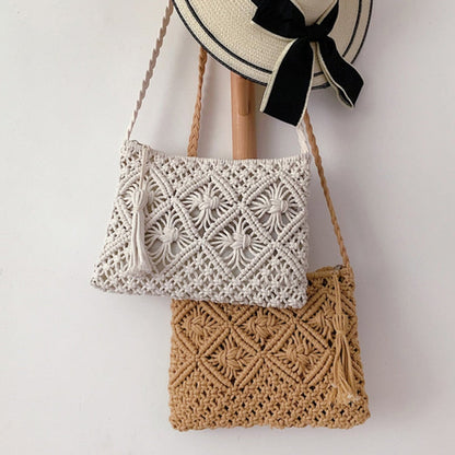 GwenBag – Elegant Woven Shoulder Bag for Summer
