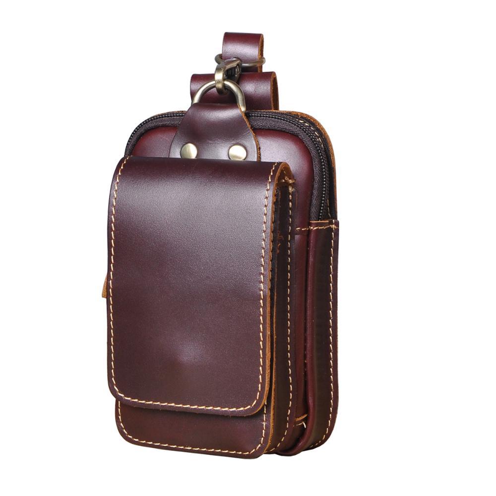 EliteGuard – Luxury Leather Belt Bag for Men