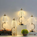 Vintage Crystal Table Lamp - Elegant Vintage Crystal Table Lamp for Enchanting Atmosphere