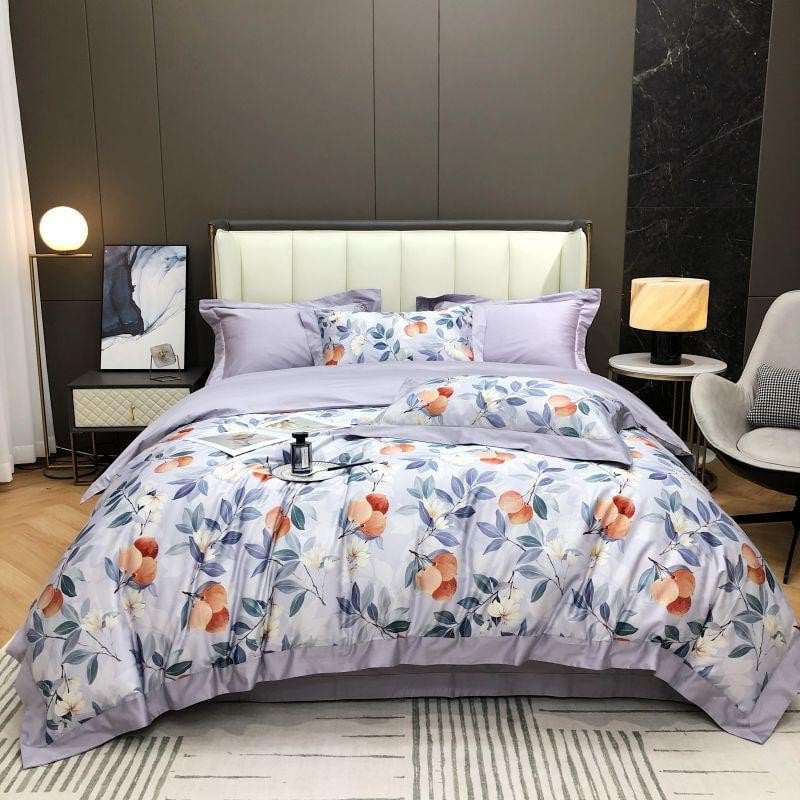 Lavender Bloom – Luxury Egyptian Cotton Duvet Cover Set