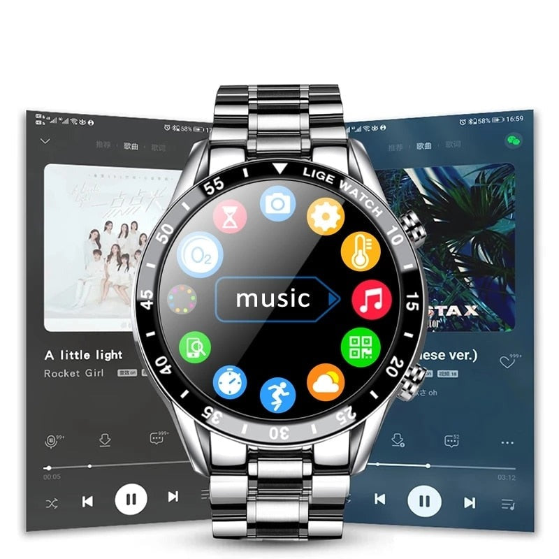 LuxeFit Watch – Stijlvolle Multifunctionele Smartwatch