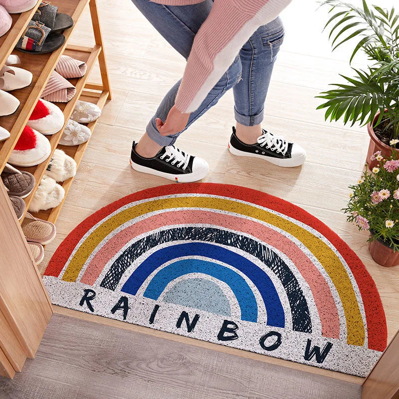 BrightStep – Colorful Rainbow Doormat