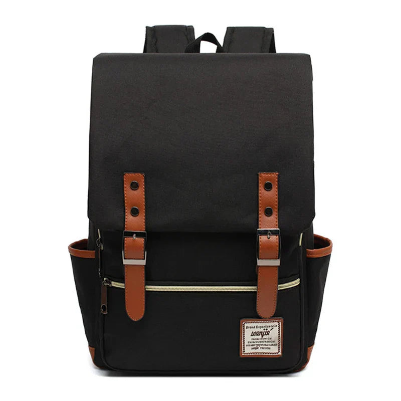 Vintage Oxford Backpack - Stylish Vintage Oxford Backpack for Adventurous Students and Travelers
