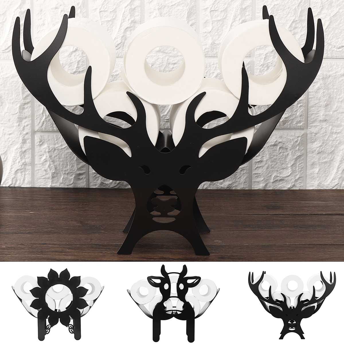 FunShape - Playful Toilet Roll Holder with Animal Design