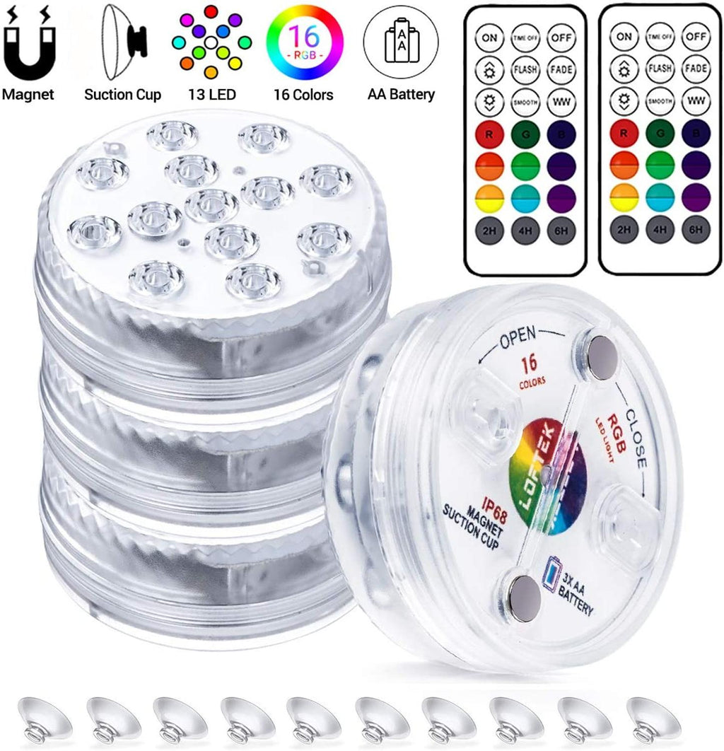Multi-Color LED Light Waterproof ™ (Including FREE Remote Control)