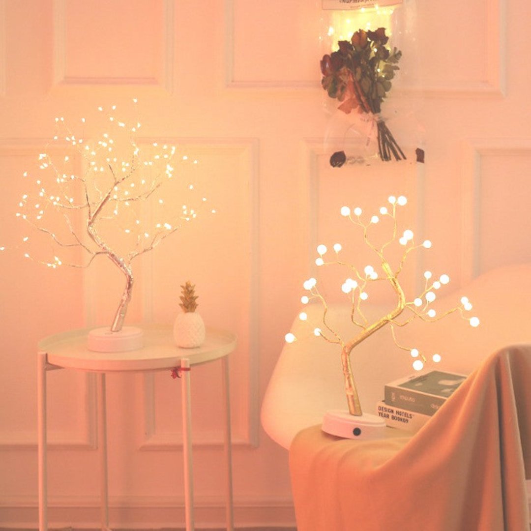 BrightTree Table Lamp - Elegant Bonsai Table Lamp for Atmospheric Spaces and Children