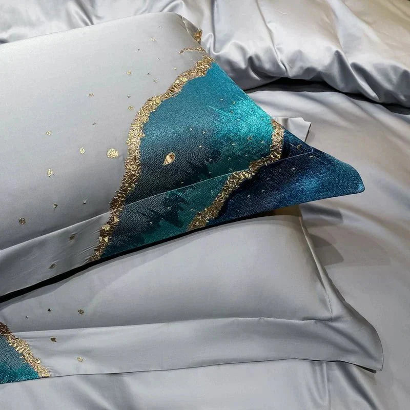 Whimsical Waters – Luxury Egyptian Cotton Duvet Cover Set