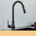 VintageTap – Retro Kitchen Faucet with Brass Finish