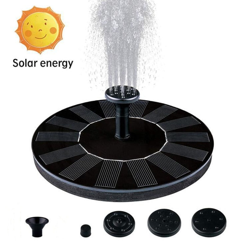 ZenFlow Fountain - Sustainable Solar-Powered Garden Accessory