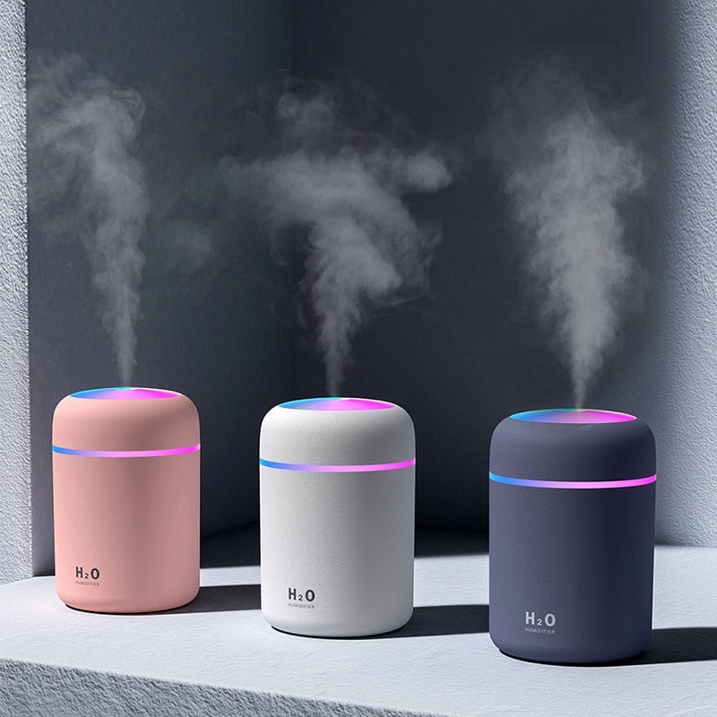 AquaMist Humidifier - Colorful Lighting for Ambiance