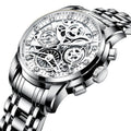 SkeletonWatch - Stylish Men's Watch with Black Design