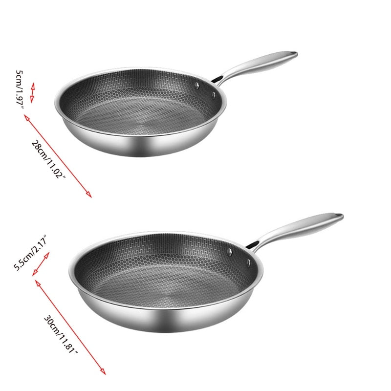 ProCook Elite - Durable Stainless Steel Frying Pan with Non-Stick