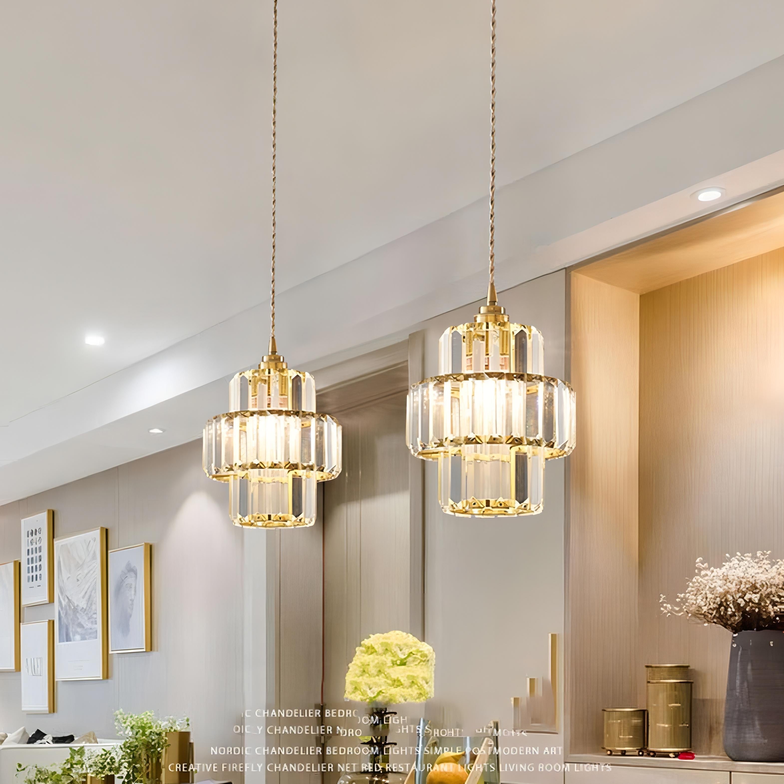 Fernando - Luxury Crystal Ceiling Lamp for Elegant Spaces