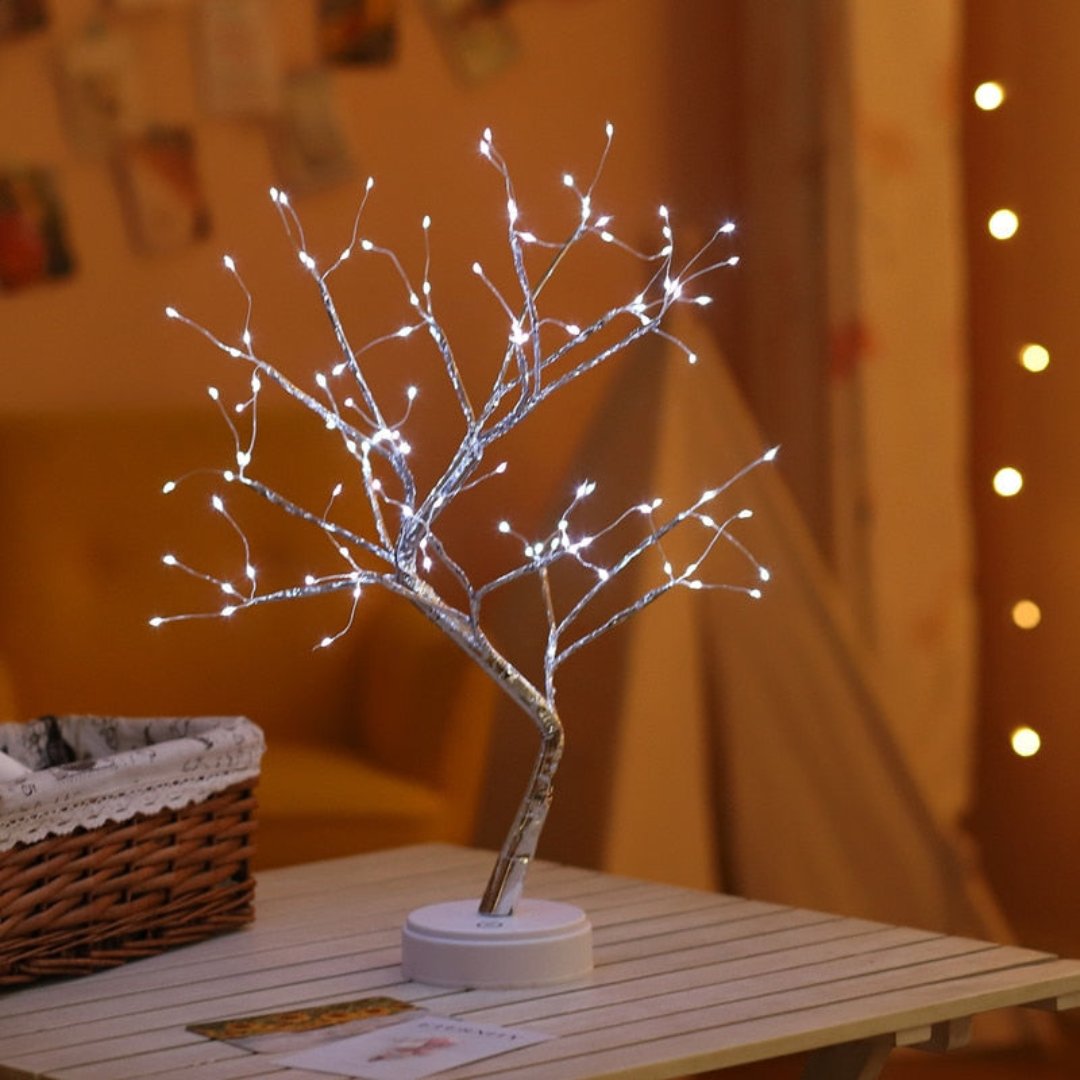 BrightTree Table Lamp - Elegant Bonsai Table Lamp for Atmospheric Spaces and Children