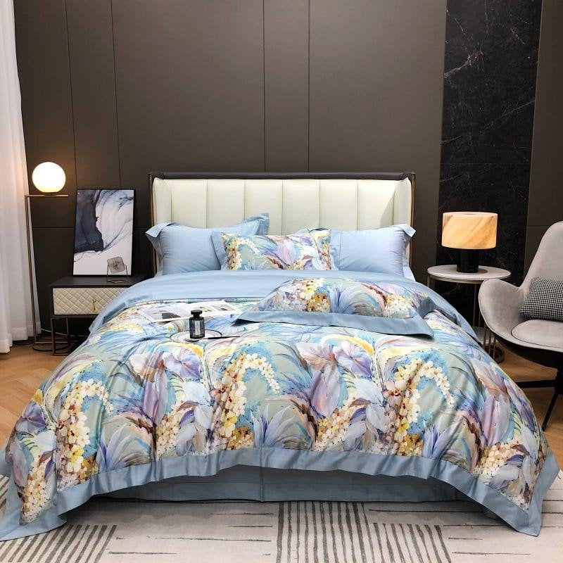 Hydrangea Haven – Luxurious Egyptian Cotton Duvet Cover Set