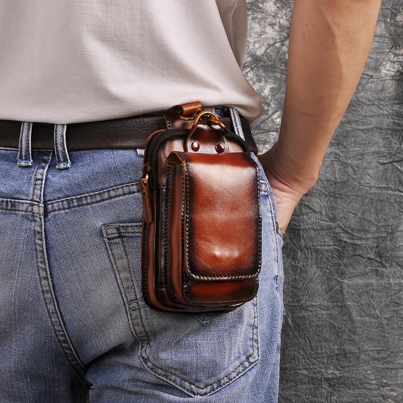 EliteGuard – Luxury Leather Belt Bag for Men