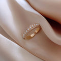 Elegant Golden Ring with Pearl - Martina
