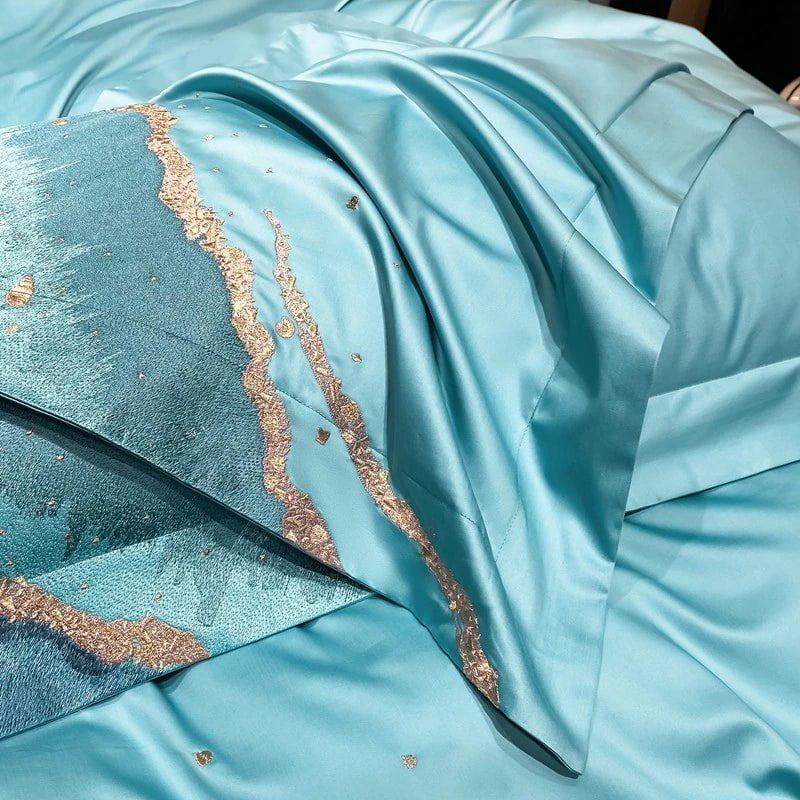 Whimsical Waters – Luxury Egyptian Cotton Duvet Cover Set
