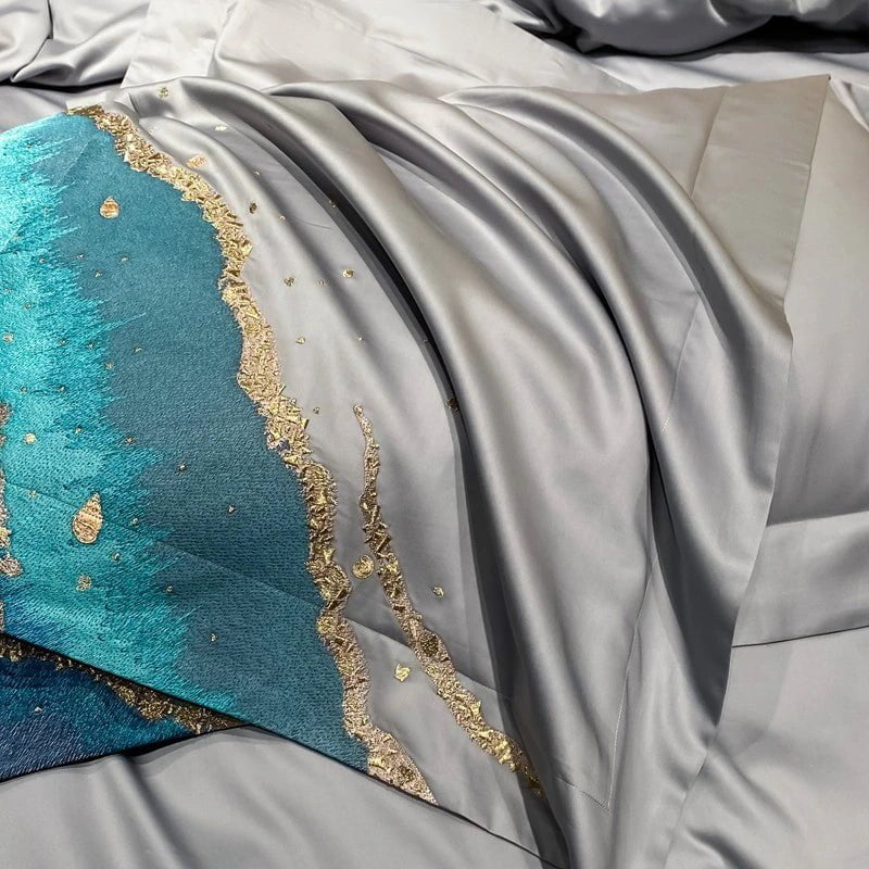 Whimsical Waters – Luxury Egyptian Cotton Duvet Cover Set
