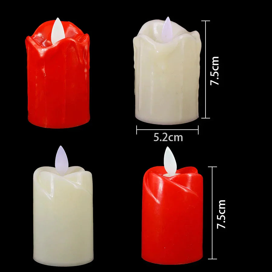 Flameless Fiesta LED Candles - Elegant LED Candle Set for Festive Occasions